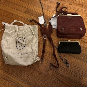 LaFlore Paris Bebebark Bag — NWT, Never Used, Vegan Cork,